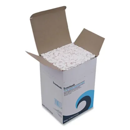 Boardwalk® Wrapped Jumbo Straws, Plastic, White/Red Stripe, 7.75", 400/Pack, 25 Packs/Carton
