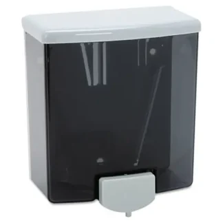 Bobrick ClassicSeries Surface-Mounted Liquid Soap Dispenser, Black/Gray