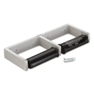 Bobrick ClassicSeries Toilet Tissue Dispenser for Two Rolls, Satin Finish Cast Aluminum