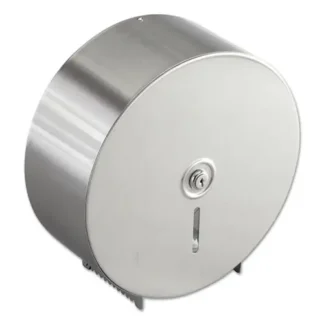 Bobrick Jumbo Toilet Tissue Dispenser, Silver