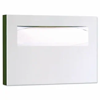 Bobrick Stainless Steel Toilet Seat Cover Dispenser, ClassicSeries, Satin Finish