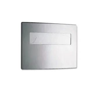 Bobrick Stainless Steel Toilet Seat Cover Dispenser, ConturaSeries, Satin Finish
