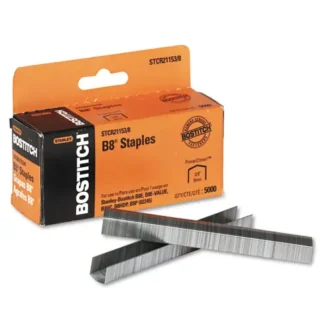Bostitch® B8 PowerCrown Premium Staples, Steel, 5,000/Box