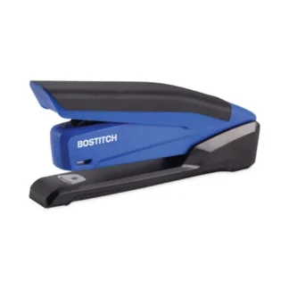 Bostitch® InPower One-Finger 3-in-1 Desktop Stapler with Antimicrobial Protection, 20-Sheet Capacity, Blue/Black