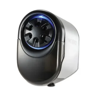 Bostitch® QuietSharp Glow Classroom Electric Pencil Sharpener, Silver/Black, AC-Powered