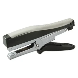 Bostitch® Standard Plier Stapler, 20-Sheet Capacity, 0.25" Staples, 2.5" Throat, Black/Gray