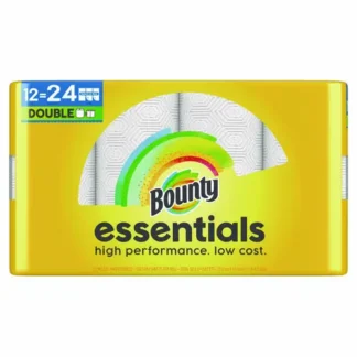 Bounty® Essentials Select-A-Size Kitchen Roll Paper Towels, 2-Ply, 108 Sheets per Roll, 12 Rolls per Carton