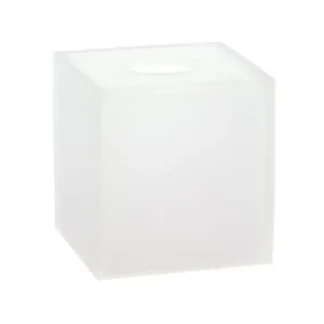 Boutique Tissue Holder: GHOST WHITE FROST