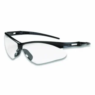 Bouton® Anser Optical Safety Glasses, Anti-Fog, Scratch-Resistant, Clear Lens, Black Frame