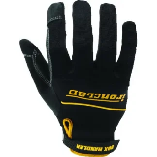 Box Handler Utility Cotton/Poly Glove, Large, Black, 1 Pair