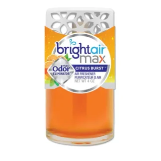 BRIGHT Air® Max Scented Oil Air Freshener, Citrus Burst, 6/Carton
