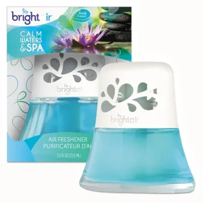 BRIGHT Air® Scented Oil Air Freshener, Calm Waters and Spa, Blue, 2.5 oz