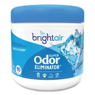 BRIGHT Air® Super Odor Eliminator, Cool and Clean, Blue, 14 oz Jar