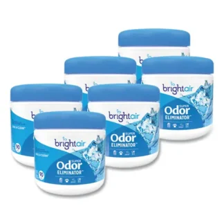 BRIGHT Air® Super Odor Eliminator, Cool and Clean, Blue, 14 oz Jar