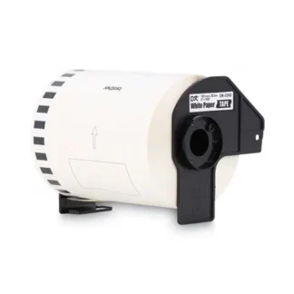 Brother Continuous Length Shipping Label Tape for QL-1050, 4" x 100 ft Roll, White