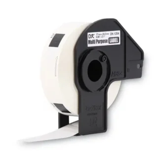 Brother Die-Cut Multipurpose Labels, 0.66" x 2.1", White, 400 Labels/Roll