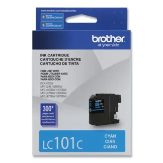 Brother LC101C Innobella Ink Cartridge, Cyan, 300 Page Yield