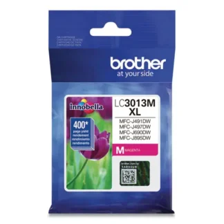 Brother LC3013M High-Yield Ink Cartridge, Magenta, 400 Page-Yield