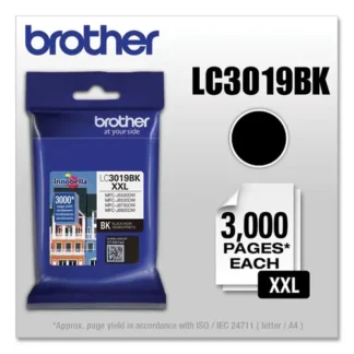 Brother LC3019BK Innobella Super High-Yield Ink Cartridge, Black, 2,800 Page Yield