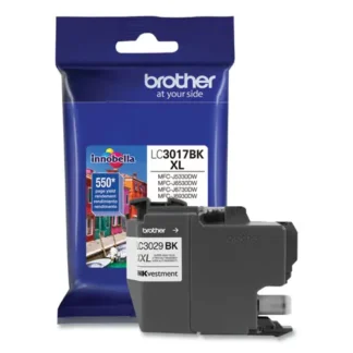 Brother LC3029BK INKvestment Super High-Yield Ink Cartridge, Black, 3,000 Page Yield