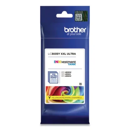 Brother LC3035Y INKvestment Ultra High-Yield Ink, 5,000 Page-Yield, Yellow