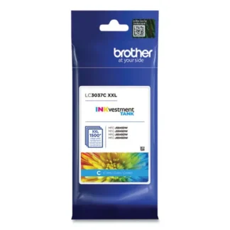 Brother LC3037C INKvestment Super High-Yield Ink Cartridge, Cyan, 1,500 Page-Yield