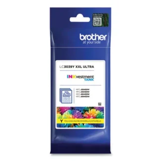 Brother LC3039Y INKvestment Ultra High-Yield Ink Cartridge, Yellow, 5,000 Page Yield