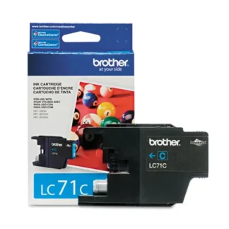 Brother LC71C Innobella Ink Cartridge, Cyan, 300 Page Yield