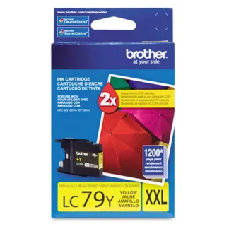 Brother LC79Y Innobella Super High-Yield Ink Cartridge, Yellow, 1,200 Page Yield