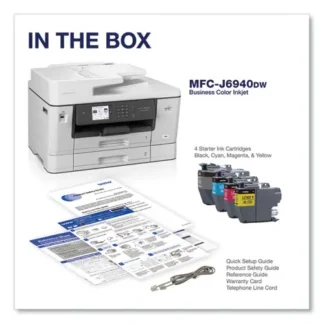 Brother MFC-J6940DW Color All-in-One Inkjet Printer, Copy/Fax/Print/Scan