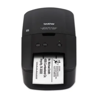 Brother QL-600 Economic Desktop Label Printer, 44 Labels/min, 5.1" x 8.8" x 6.1"
