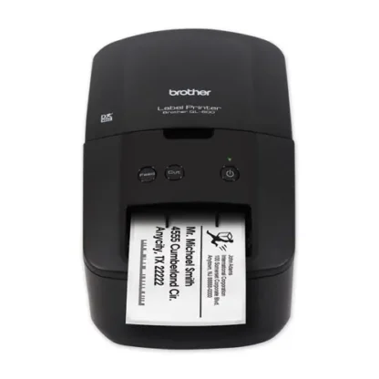 Brother QL-600 Economic Desktop Label Printer, 44 Labels/min, 5.1" x 8.8" x 6.1"