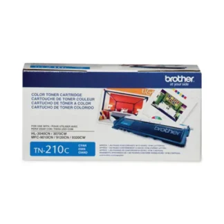 Brother TN210C Toner Cartridge, Cyan, 1,400 Page Yield
