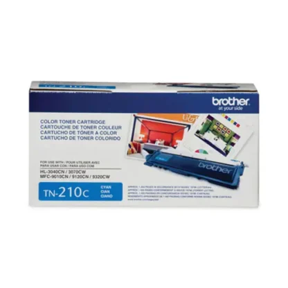 Brother TN210C Toner Cartridge, Cyan, 1,400 Page Yield