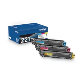 Brother TN2213PK Toner Cartridge Set, Cyan/Magenta/Yellow, 1,400 Page Yield, 3/Pack