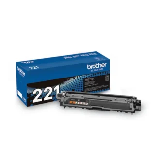 Brother TN221BK Toner Cartridge, Black, 2,500 Page Yield