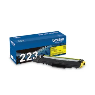 Brother TN223Y Toner, Yellow, 1,300 Page-Yield