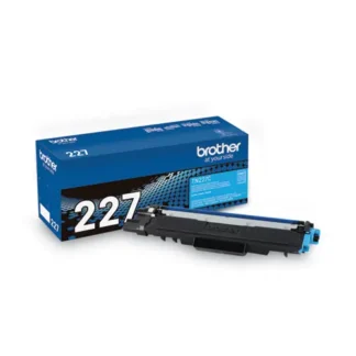 Brother TN227C High-Yield Toner, Cyan, 2,300 Page-Yield