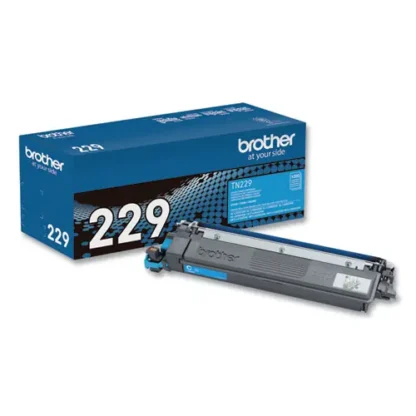 Brother TN229C Toner, Cyan, 1,200 Page Yield