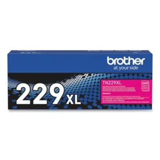 Brother TN229XLM High-Yield Toner Cartridge, Magenta, 2,300 Page Yield