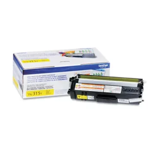 Brother TN315Y High-Yield Toner Cartridge, Yellow, 3,500 Page Yield