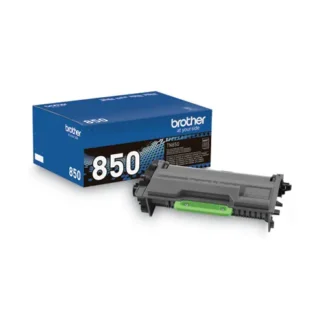 Brother TN850 High-Yield Toner Cartridge, Black, 8,000 Page-Yield