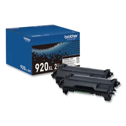 Brother TN920XL2PK High-Yield Toner Cartridge, Black, 2/Pack