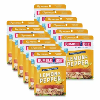 Bumble Bee® Ready to Enjoy Seasoned Tuna, Lemon and Pepper, 2.5 oz Pouch, 12/Carton