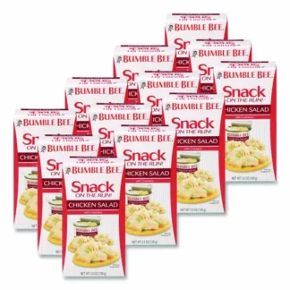Bumble Bee® Snack on the Run Chicken Salad with Crackers, 3.5 oz Pack, 12/Carton