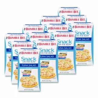 Bumble Bee® Snack on the Run Tuna Salad with Crackers, 3.5 oz Pack, 12/Carton