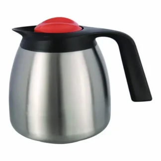BUNN® 1.9 Liter Thermal Carafe, Stainless Steel/Black/Orange (Decaf)