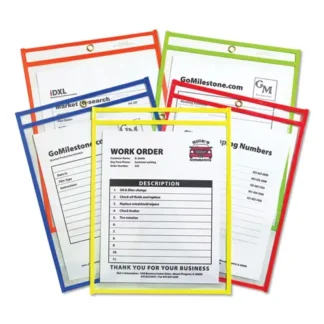C-Line® C-Line® Neon Stitched Shop Ticket Holders