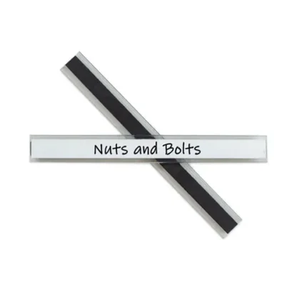 C-Line® Clear Magnetic Label Holders, Side Load, 6 x 0.5, 10/Pack