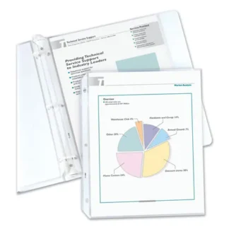 C-Line® Economy Weight Poly Sheet Protectors, Reduced Glare, 200/Box